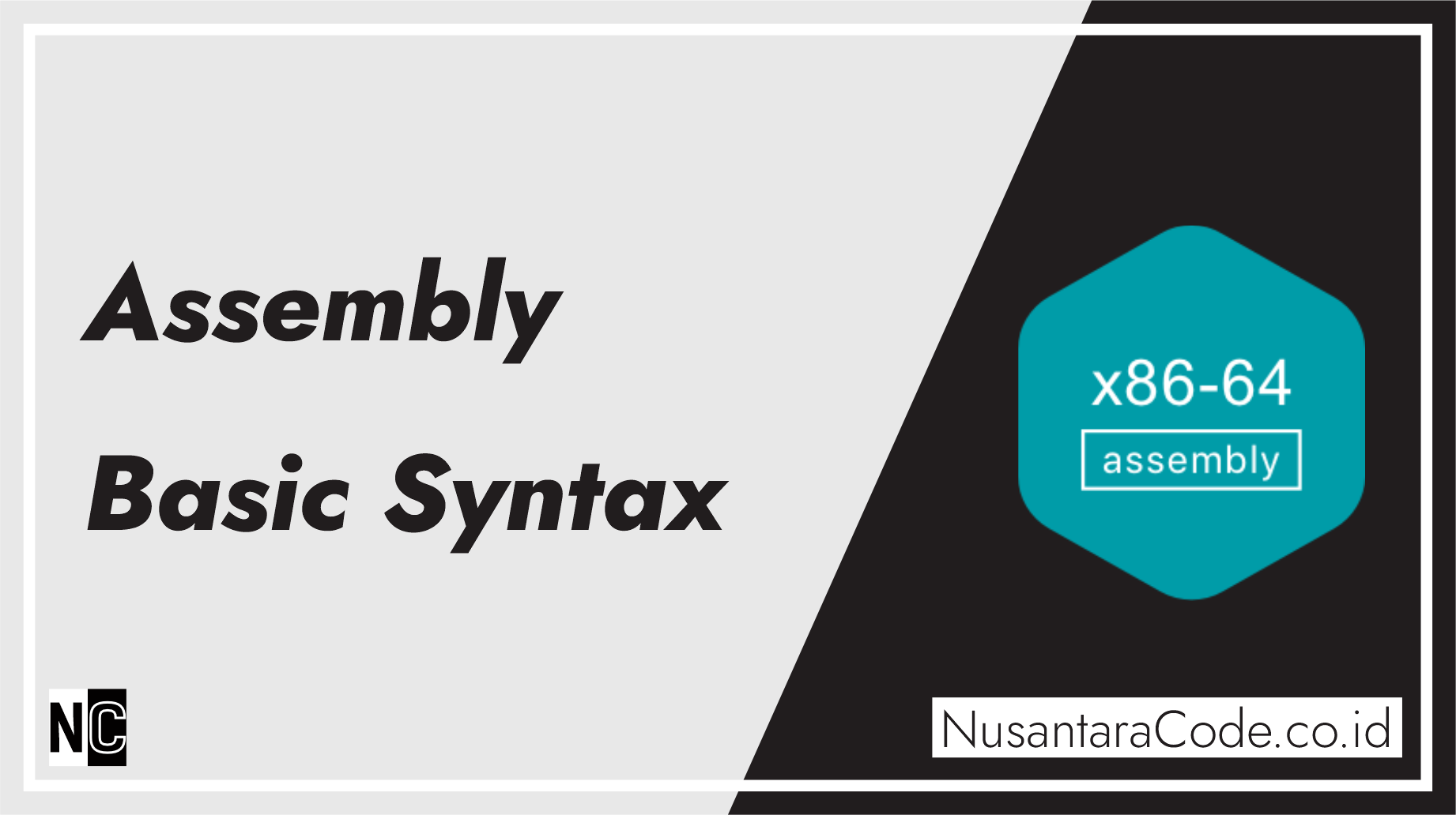 Assembly Basic Syntax