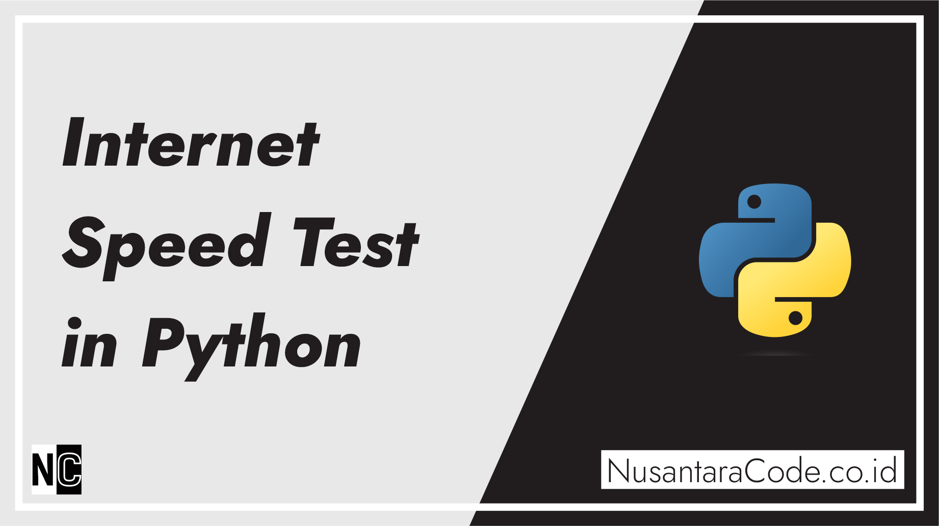 Internet Speed Test in Python