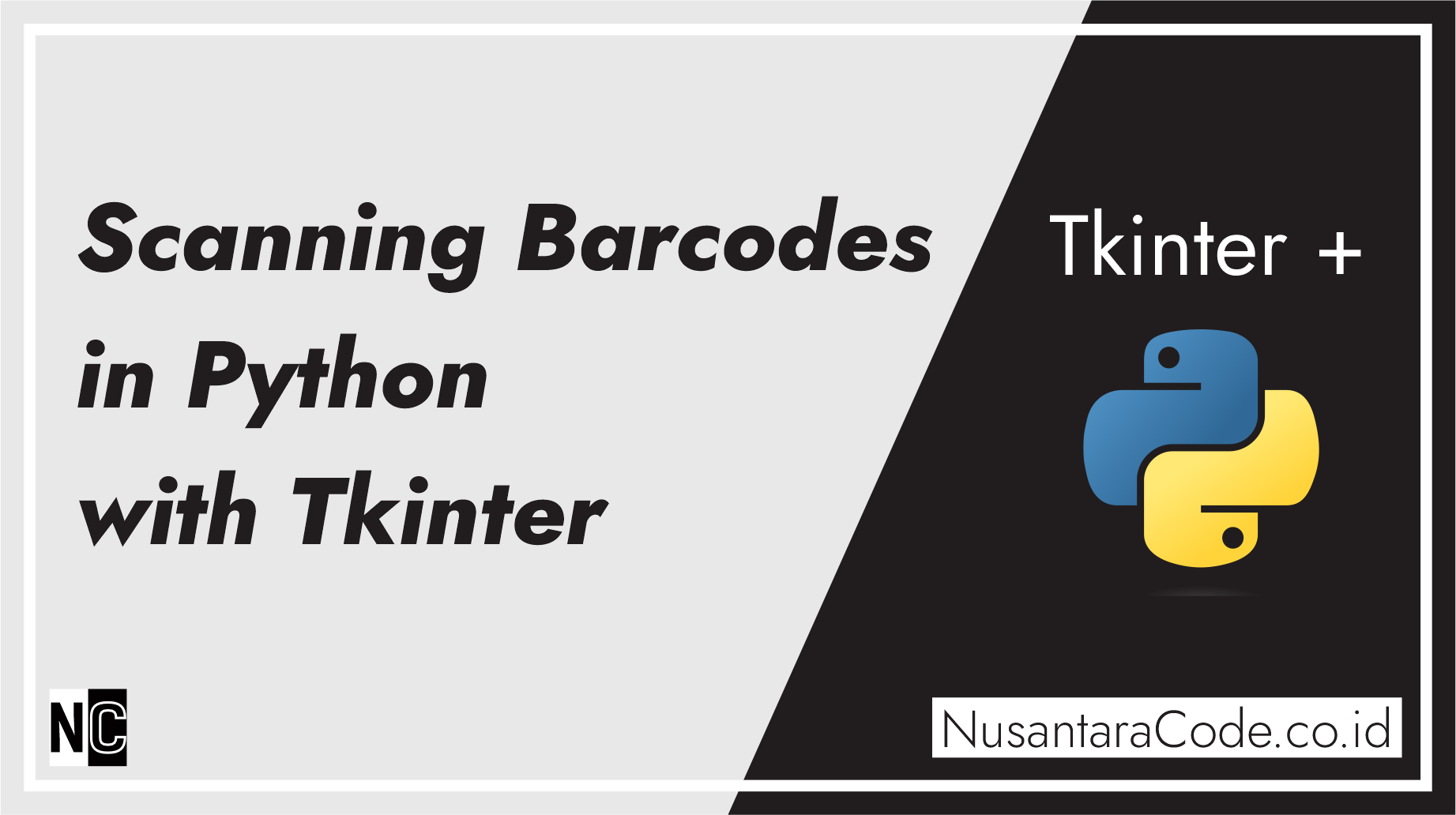 Scanning Barcodes in Python with Tkinter