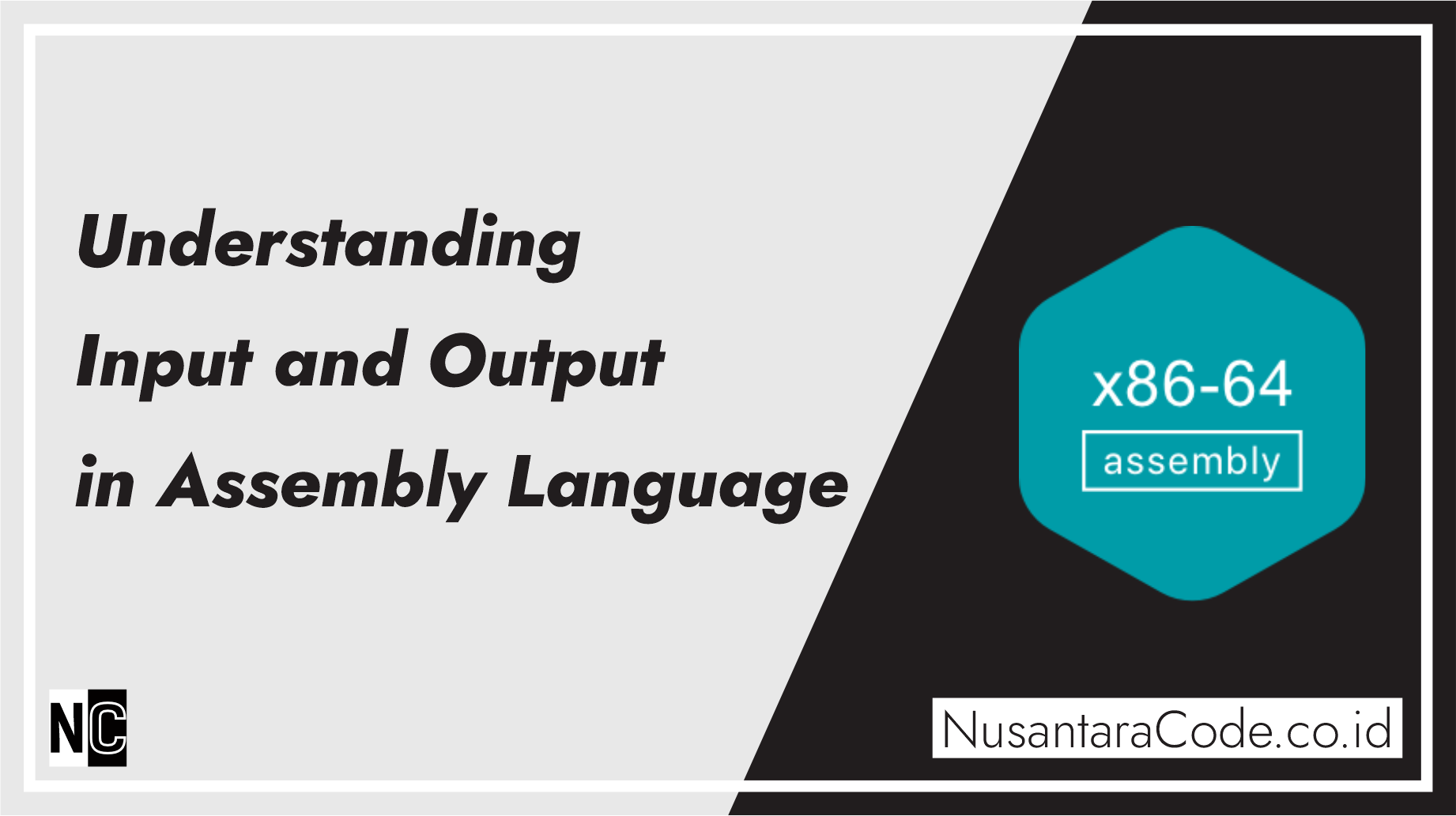 Understanding Input and Output in Assembly Language