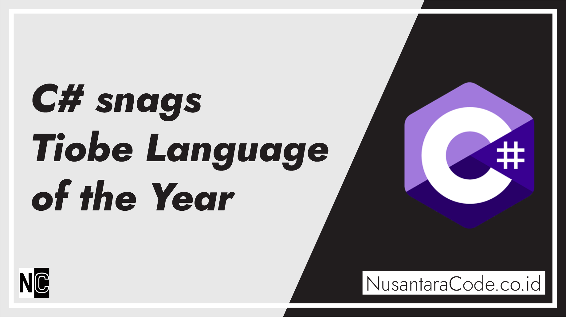 C# snags Tiobe Language of the Year