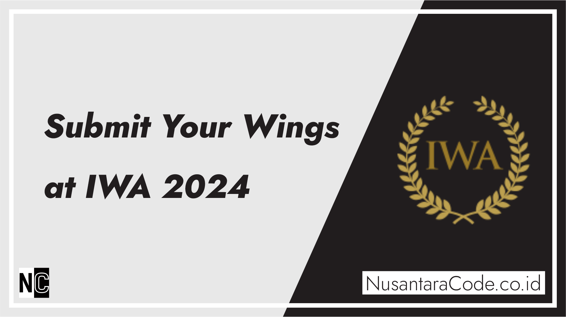 Submit Your Wings at IWA 2024